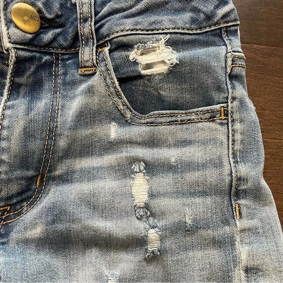 American Eagle Outfitters - Super Stretch Women’s 00 Denim Jean Shorts - Picture 8 of 8